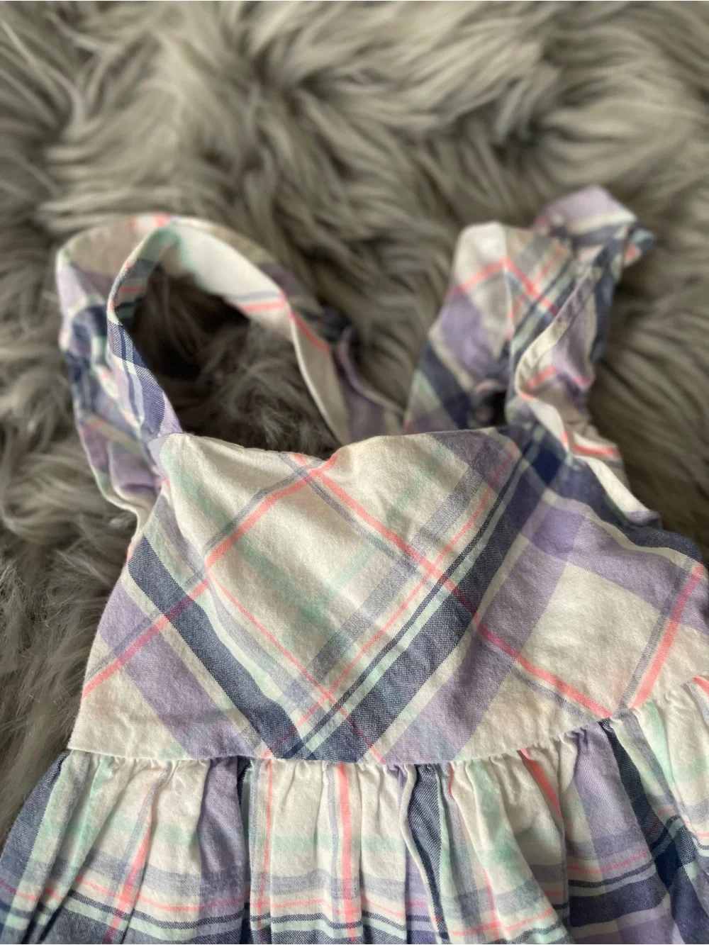 Baby B’gosh Plaid Dress – Size 12-18 Months #2755